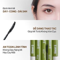 GLAMRR Q Chuốt mi VEGAN SUPER STAY MASCARA 7g