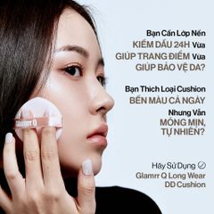 GLAMRR Q Phấn nước trang điểm LONG WEAR DD CUSHION 13g