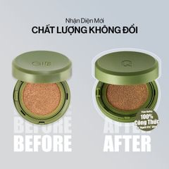 GLAMRR Q Phấn nước trang điểm VEGAN SUPER COVER CUSHION 15g