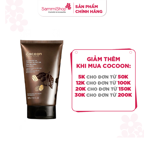 Tẩy da chết làm sạch da chết mặt Cocoon cà phê Đăk Lăk 150ml