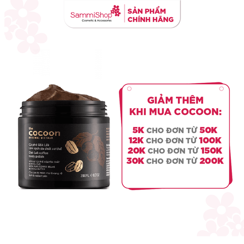 Cocoon Tẩy da chết cà phê Đak Lak