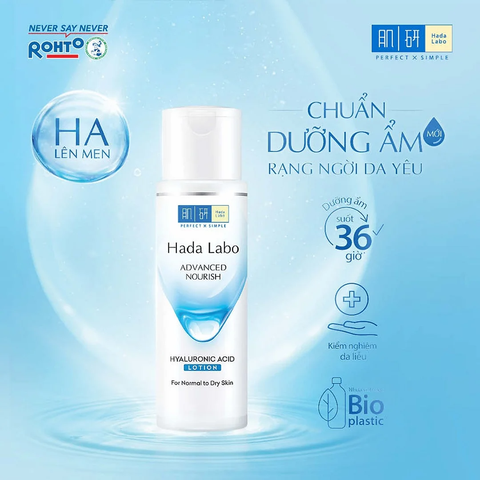 Hadalabo Dung dịch dưỡng ẩm Advanced Nourish Hyaluronic Acid Lotion ForNormal To DrySkin170ml