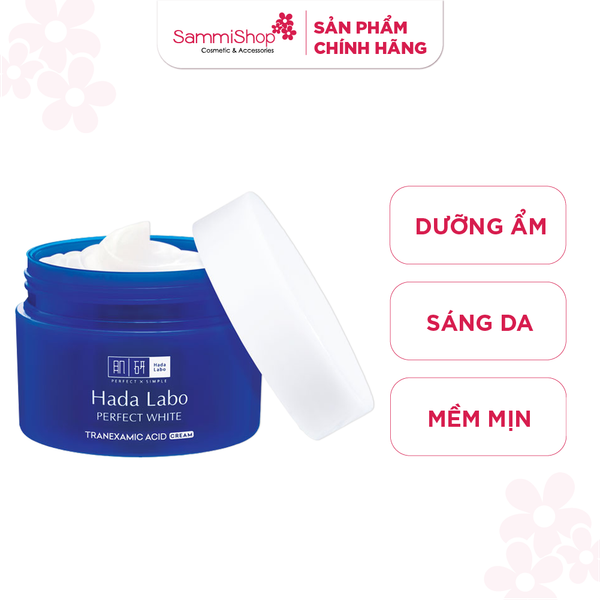 Hadalabo Kem dưỡng Perfect White  Tranexamic Acid Cream 50g