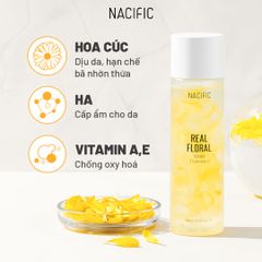 Nacific Nước hoa hồng Real Floral Toner Calendula 180ml