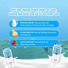 Scentio Muối tẩy tế bào chết toàn thân dưỡng trắng và trẻ hóa da Milk Plus 300g