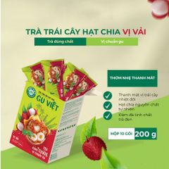 Just Viet Trà trái cây hạt chia 20g x10 gói