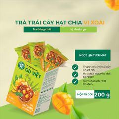 Just Viet Trà trái cây hạt chia 20g x10 gói