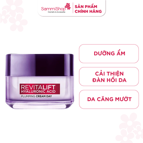 Loreal Kem dưỡng l'oreal paris revitalift hyaluronic acid plumping cream day 50ml