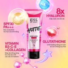 Kiss My Body Sữa dưỡng thể Bright & Shine Perfume Lotion #Hottie 200g