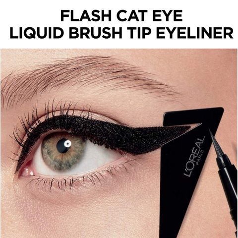 Loreal bút kẻ mắt lâu trôi flash cat eye by superliner #black 9g