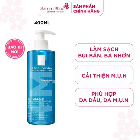 La Roche-Posay Sữa Rửa Mặt Effaclar Purifying Foaming Gel For Oily Sensitive Skin 400ml ver 2