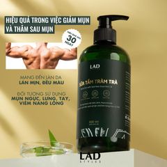 Lad styles Sữa tắm tràm trà ngừa mụn 500ml