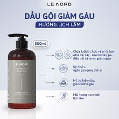 Le Nord Dầu gội trị gàu Anti Dandruff Shampoo - 500ml