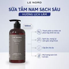 Le Nord Sữa tắm nam hương lịch lãm Polo Club Shower Gel - 500ml