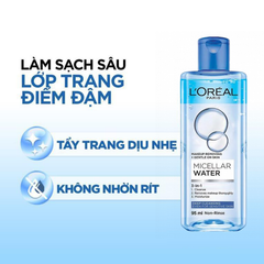 Loreal Micellar Water 3-in-1 Deep Cleansing Even For Sensitive Skin 400ml