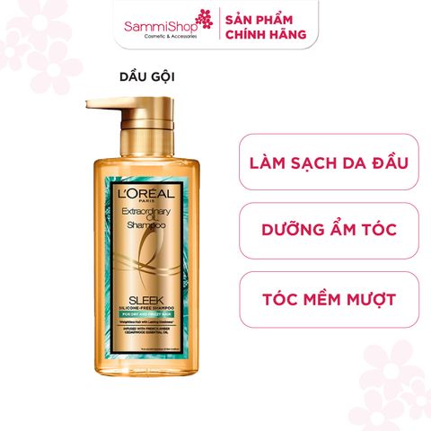 Loreal dầu gội extraordinary oil shampoo smooth 440ml