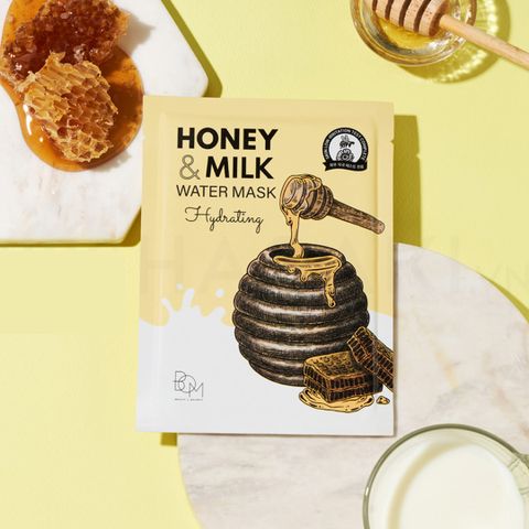 BOM Mặt nạ Honey & Milk Hydrating Water Mask 25g