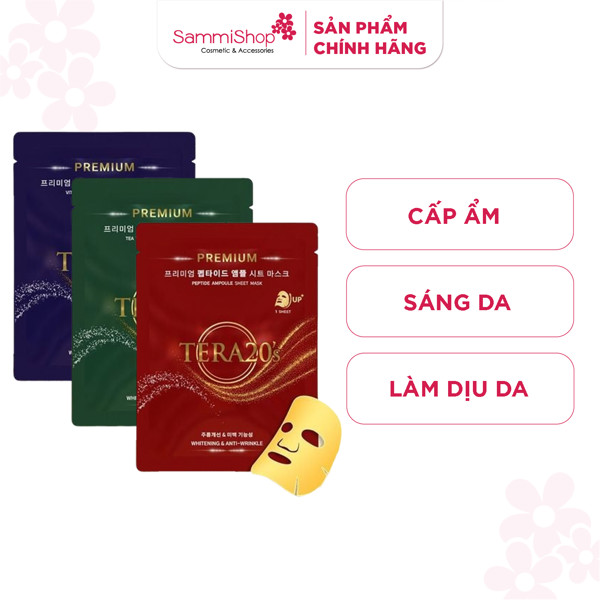 TERA20's Mặt nạ Premium Ampoule Sheet Mask 30ml