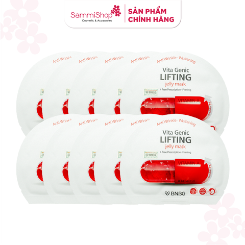 [APP+WEB] Combo 10 Mặt nạ dưỡng da BNBG Vita Genic Lifting Jelly Mask - Vitamin A