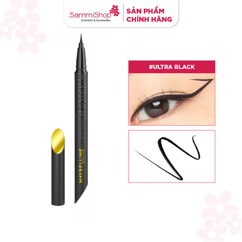 Maybelline Bút kẻ mắt nước siêu sắc mảnh Maybelline New York Hyper Shapp Extreme Liner Black