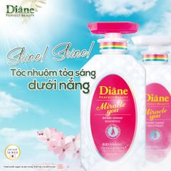 Bộ sản phẩm Moist Diane dầu gội - dầu xả Miracle You Shine Shine bền màu cho tóc nhuộm 450ml