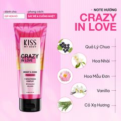 Kiss My Body Sữa dưỡng thể Bright & Shine Perfume Lotion #Crazy In Love 226g