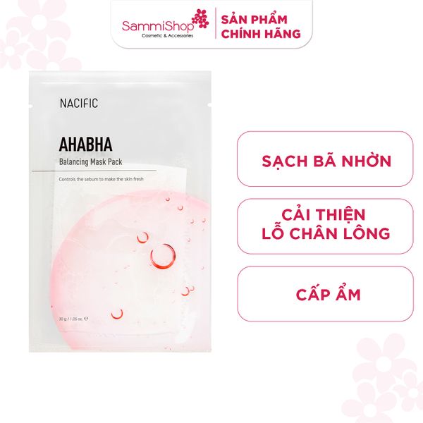 Nacific Mặt nạ AHABHA Balancing Mask Pack 30g