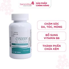 Nature Gift thực Phấm Bảo Vệ Sức Khỏe Cysderm thuốc điều tiết tóc, móng, da 60 viên