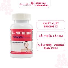 Nature Gift Thực phẩm bảo vệ sức khỏe A+ Nutrition Women’s Enhancement 60V hỗ trợ giảm triệu chứng tiền mãn kinh, mãn kinh