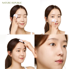 Nature Republic Phấn phủ Provence Tea Tree No-Sebum Powder Pact 4g