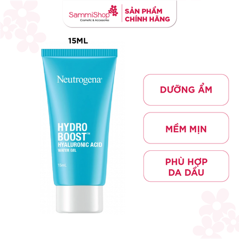 Neutrogena Kem dưỡng ẩm Hydro Boost Hyaluronic Acid Water Gel 15g