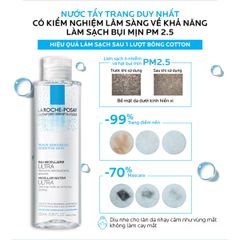 La Roche-Posay Nước Tẩy Trang Da Nhạy Cảm Micellar Water Ultra Sensitive Skin 200ml