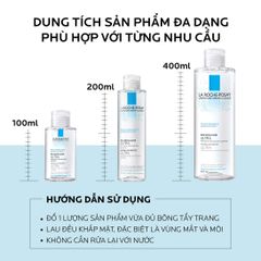 La Roche-Posay Nước Tẩy Trang Da Nhạy Cảm Micellar Water Ultra Sensitive Skin 400ml