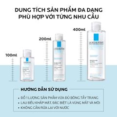 La Roche-Posay Nước Tẩy Trang Da Nhạy Cảm Micellar Water Ultra Sensitive Skin 200ml