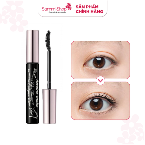 KISSME Chuốt mi Heroine Make Volume UP Mascara Super WP #01 Màu đen tuyền