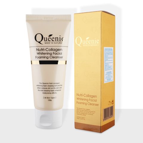 Queenie Sữa rửa mặt Nutri-Collagen Whitening Facial Foaming Cleanser 100g