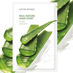 Nature Republic Mặt nạ giấy Real Nature Aloe Mask Sheet 23ml