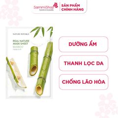 Nature Republic Mặt nạ giấy Real Nature Bamboo Mask Sheet 23ml