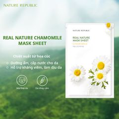 Nature Republic Mặt nạ giấy Real Nature Chamomile Mask Sheet 23ml