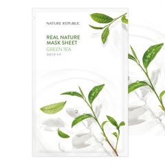 Nature Republic Mặt nạ giấy Real Nature Green Tea Mask Sheet 23ml