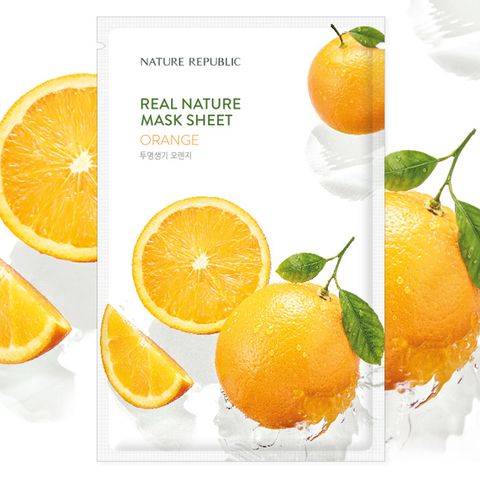 Nature Republic Mặt nạ giấy Real Nature Orange Mask Sheet 23ml