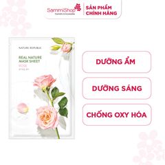 Nature Republic Mặt nạ giấy Real Nature Rose Mask Sheet 23ml