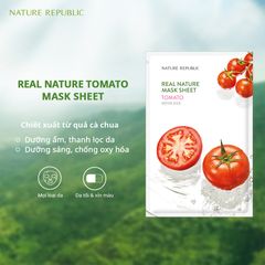 Nature Republic Mặt nạ giấy Real Nature Tomato Mask Sheet 23ml