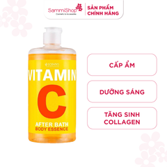 Scentio Tinh chất dưỡng thể dưỡng trắng và phục hồi da chuyên sâu sau khi tắm Vitamin C 450ml