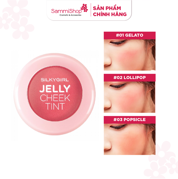 Má hồng dạng thạch Silky Girl Jelly Cheek Tint