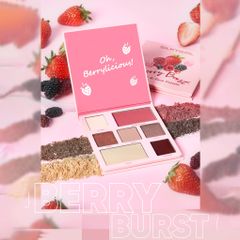 Silky Girl Bảng phấn mắt và má Berry Burst Eye & Face Palette 12.6g