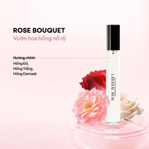 Skinlax Nước hoa tóc & cơ thể hương Rose Bouquet 10ml