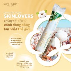 Skinlovers Bông tẩy trang 120+30 miếng