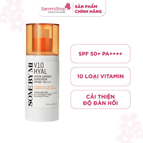Some By Mi Kem chống nắng V10 Hyal Hydra Capsule Suncreen 40ml