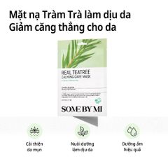 Some By Mi Mặt nạ giấy Real Teatree Calming Care Mask 20g